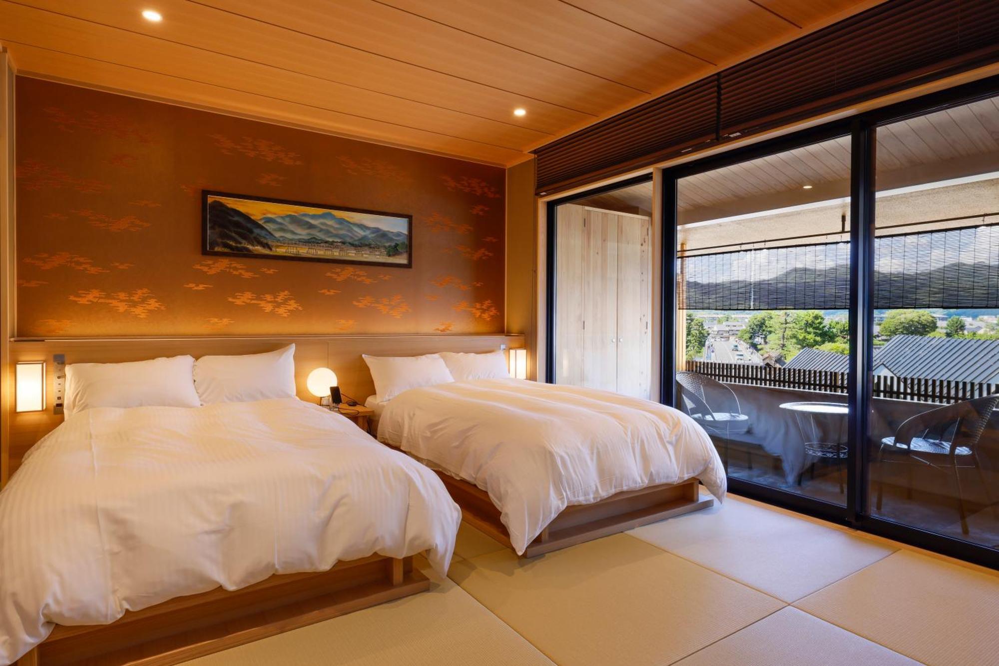 Kyoto Arashiyama Onsen Ryokan Togetsutei Екстериор снимка